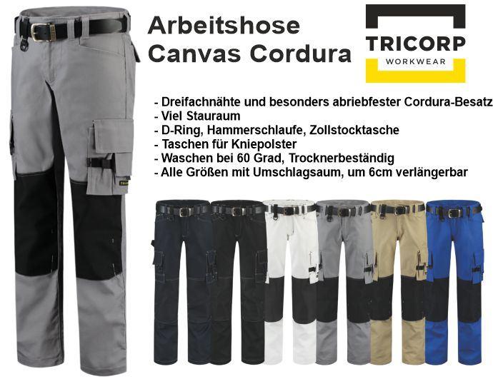 Tricorp Arbeitshose Canvas Cordura